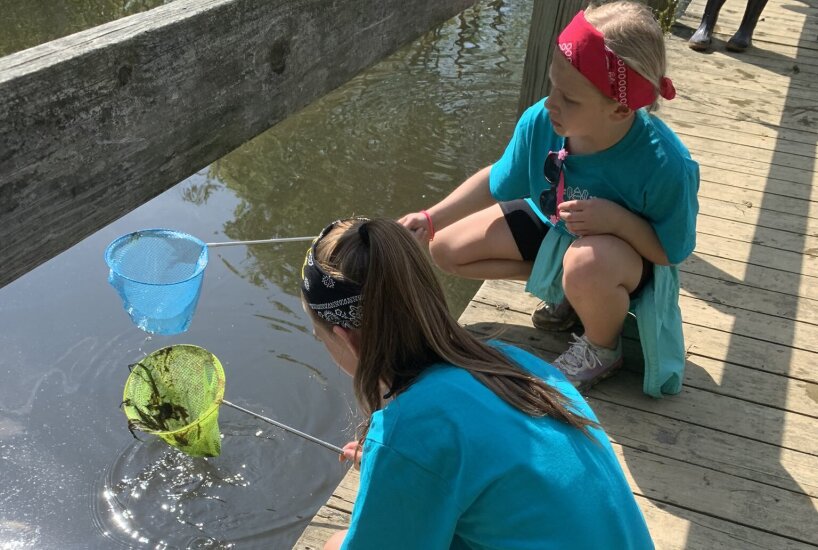 Wilson students at Camp Kern